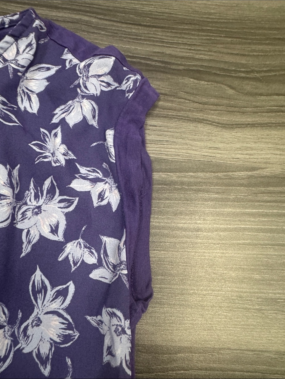 Papermoon Purple Floral Sleeveless Camisole Top - Picture 6 of 8